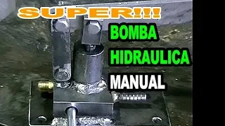 Bomba Hidraulica. paso a paso de como hacerla... (parte 1 de 2)