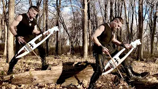 Making Dragon Tagelharpas for the Harp Twins (Viking Instruments) (Vølfgang Twins)
