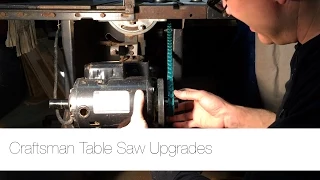 Shop Update: Craftsman Table Saw Upgrades