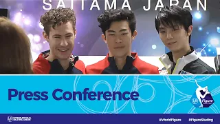 ISU World Figure Skating Championships 2019, Press Conference: Men Short Program