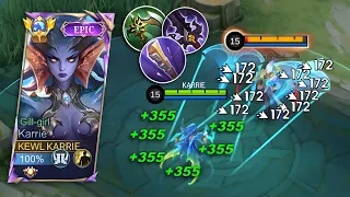 GLOBAL KARRIE BEST DAMAGE CHEAT WITH LIFESTEAL! ( TRY THIS ) 100% BROKEN! - Mobile Legends