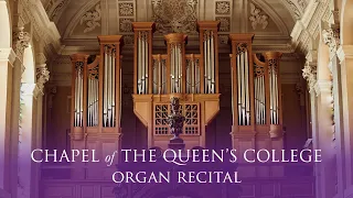 George Castle - Live Organ Recital from The Queen's College, Oxford. 1.10pm, 8 May 2024