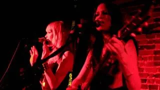 The Pierces sing "Secret" live at The Lock Tavern London 3rd March 2011