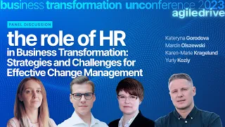 🎯The Role of HR in Business Transformation:Strategies and Challenges for Effective Change Management