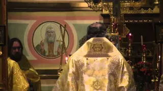 Divine Liturgy in St. Nicholas Russian Orthodox Patriarchal Cathedral in New York City