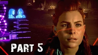 Horizon Zero Dawn - THE WOMB OF THE MOUNTAIN - Gameplay Walkthrough - Part 5 (PS4)