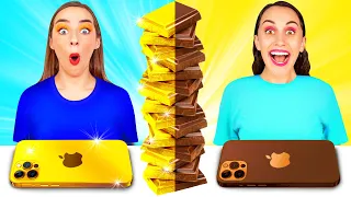 Schokolade vs Echtes Essen Challenge #2 von DaRaDa Challenge