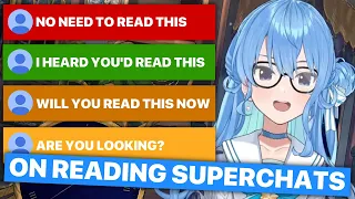 Suisei And Reading Superchats... (Hoshimachi Suisei / Hololive) [Eng Subs]