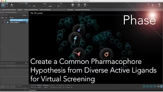 Create a Pharmacophore Hypothesis - From Diverse Active Ligands for Virtual Screening