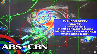 PAGASA holds briefing on Typhoon “Betty” | ABS-CBN News