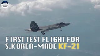 KF-21, South Korea's self-made next-gen fighter jet, completes first test flight