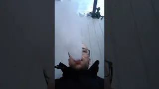 Big vape cloud!  You will not believe it