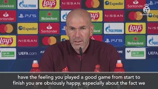 Zidane praises "complete performance" in win over Atalanta