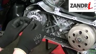 Replace transmission belt | Yamaha Aerox