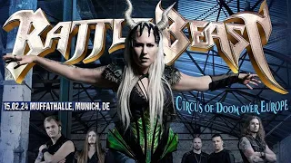 BATTLE BEAST Circus of Doom Over Europe Tour,  Muffathalle, Munich, Germany 15.2.2024 *FULL SHOW*