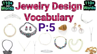 jewelry Vocabulary word in English with Picture|P:5| 110 Plus new Vocabulary in English with Picture
