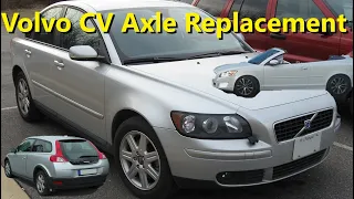 How to replace a CV axle on a P1 Volvo, C30, C70, S40, V40, V50 from 2005 to 2013. - VOTD