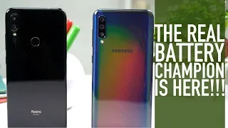 Redmi Note 7 Pro vs Galaxy A50 Ultimate Comparison: PUBG | Battery Test | Charging Speed | [Hindi]