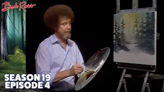 Bob Ross - Snowy Morn (Season 19 Episode 4)