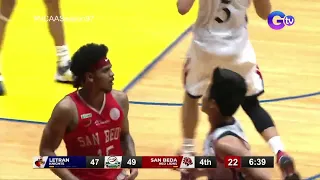 James Kwekuteye retakes the lead for San Beda! #shorts