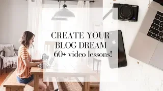 How to start a blog course now available! | CREATE YOUR BLOG DREAM