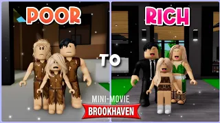 POOR TO RICH! - BROOKHAVEN RP MINI - MOVIE (Roblox Brookhaven)