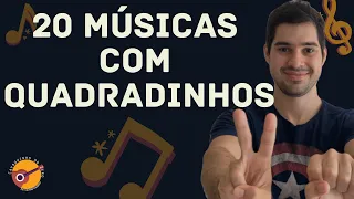 20 MÚSICAS MUITO FÁCEIS COM QUADRADINHOS PARA CAVACO