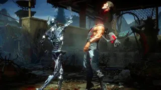 Mortal Kombat 11 Endoskeleton Terminator Knockouts Rambo MK11 Gameplay