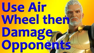 Use Air Wheel then damage opponents within 30 seconds in Fortnite! EASY AND FAST!