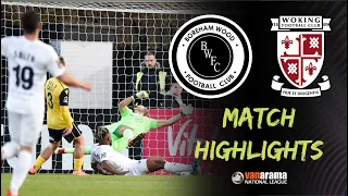 HIGHLIGHTS | Boreham Wood 1-0 Woking