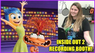 Inside Out 2 Recording Booth: Voicing Joy! (INTIMIDATING, BUT SO MUCH FUN!!)