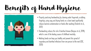 The Importance of Hand Hygiene (with CDC recommendations for hand washing)