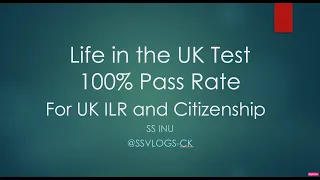 Latest Update - Life in the UK Test 2024 for UK ILR and Citizenship Question and Answer (Fast Track)