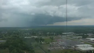 Tornado touching down in Joplin