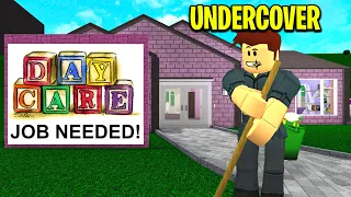 I Worked At A CREEPY Daycare.. What I Cleaned WILL SHOCK YOU! (Roblox)