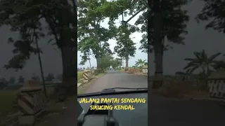 Akses Jalan dari Pantai Sendang Sikucing Rowosari Kendal