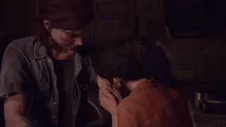 THE LAST OF US PART II [Dina tends to Ellie's wound] PS4 PRO