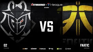 [RU] G2 vs fnatic | Map 1: Overpass | StarSeries i-League Season 8 Finals