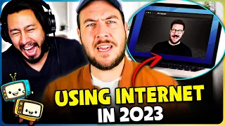 RYAN GEORGE - What Using The Internet is Like in 2023 REACTION!