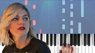 Louane - Je vole (Michel Sardou’s cover) | PIANO TUTORIAL