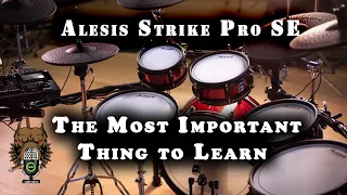 🥁 Alesis Strike Pro SE Drum Kit - Most of your time will be spent doing this