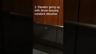 Flying a Drone in an Elevator