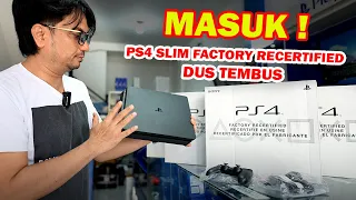 PS4 SLIM DUS TEMBUS FACTORY RECERTIFIED, BARANG ISTIMEWA