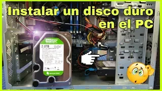INSTALACIÓN Y CONFIGURACIÓN DE DISCO SATA (HDD ó SSD) EN TU PC