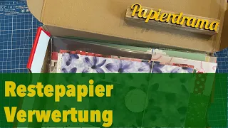 Geniale, einfache Karten basteln aus Restepapier: Frankenpaper / Überraschungspost 😍