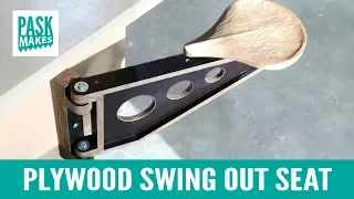 Plywood Swing Out Seat