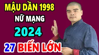 Tử Vi Tuổi Mậu Dần 1998 Nữ Mạng Năm 2024, Chú Ý Thần Tài Nghênh Đón Tiền Bạc Nhét Nứt Két