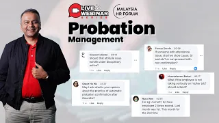 FREE Webinar - Probation Management | Malaysia HR Forum