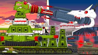All series KV-44 continuation of leveling: Cartoons about tanks