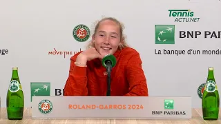 Tennis - Roland-Garros 2024 - Mirra Andreeva : "What's an Mirra disappointed ? I sleep for 12 hours"